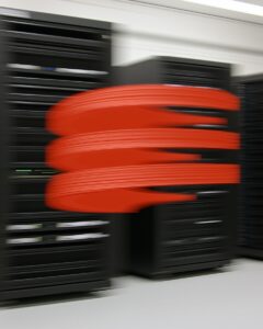 Abstract Server Room